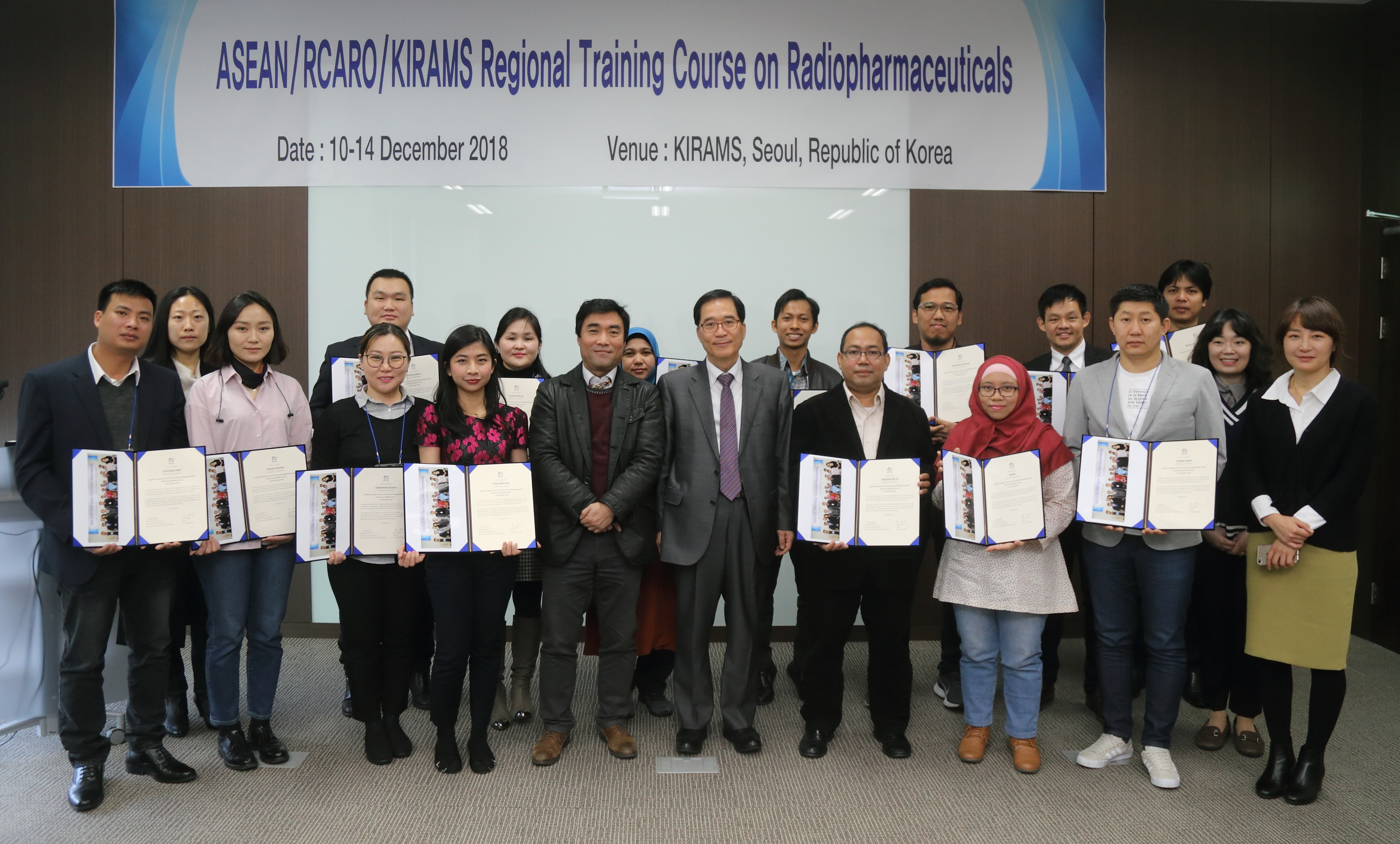 181214-ASEAN-RCARO-KIRAMS Regional Training Course on Radiopharmaceuticals